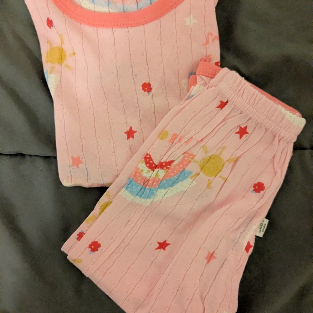 Pink Kids Pajamas with Fun Print